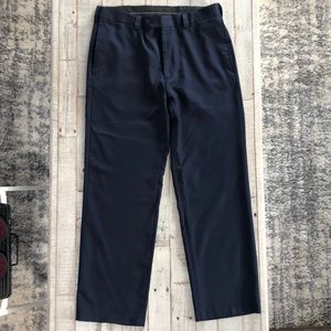 Men’s 34x30 navy blue Haggar dress pants